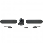   LOGITECH Rally Ultra-HD ConferenceCam - BLACK - USB - PLUGC - EMEA - DUAL SPEAKER EU (L960-001224)