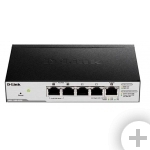  D-Link DGS-1100-05PD 5xGE, (2xGE, 2xGE PoE, 1xGE PD), EasySmart (DGS-1100-05PD)